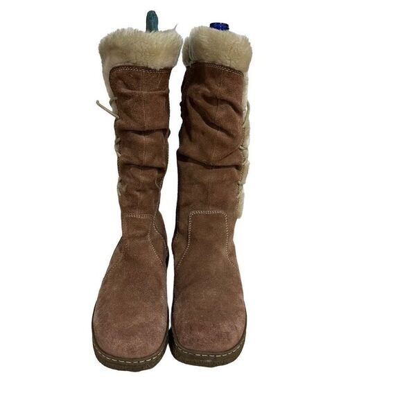 Size 9 tall faux fur baretraps zip up winter  boots - Picture 7 of 9